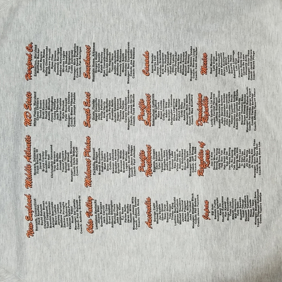 UA Babe Ruth League 2010 Cal Ripken Series Baseball Gray Short-Sleeved Tee Shirt - Picture 6 of 11